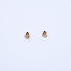 CHANEL Cocomark earrings Weight approx. 2.82g A13C engraved Rhinestone Metal GP Gold Clear For both ears Good condition Used 4a003140