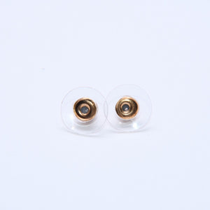 CHANEL Cocomark earrings Weight approx. 2.82g A13C engraved Rhinestone Metal GP Gold Clear For both ears Good condition Used 4a003140