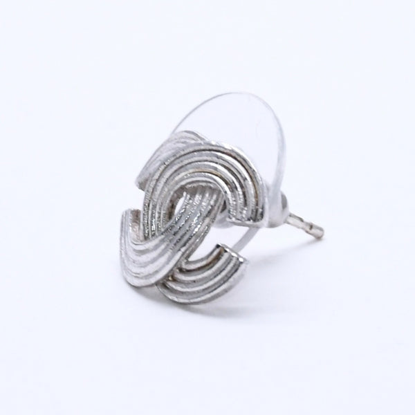 CHANEL Cocomark earrings accessories Weight approx. 2.20g 00A stamp Metal Silver For both ears Good condition Used 4a003132