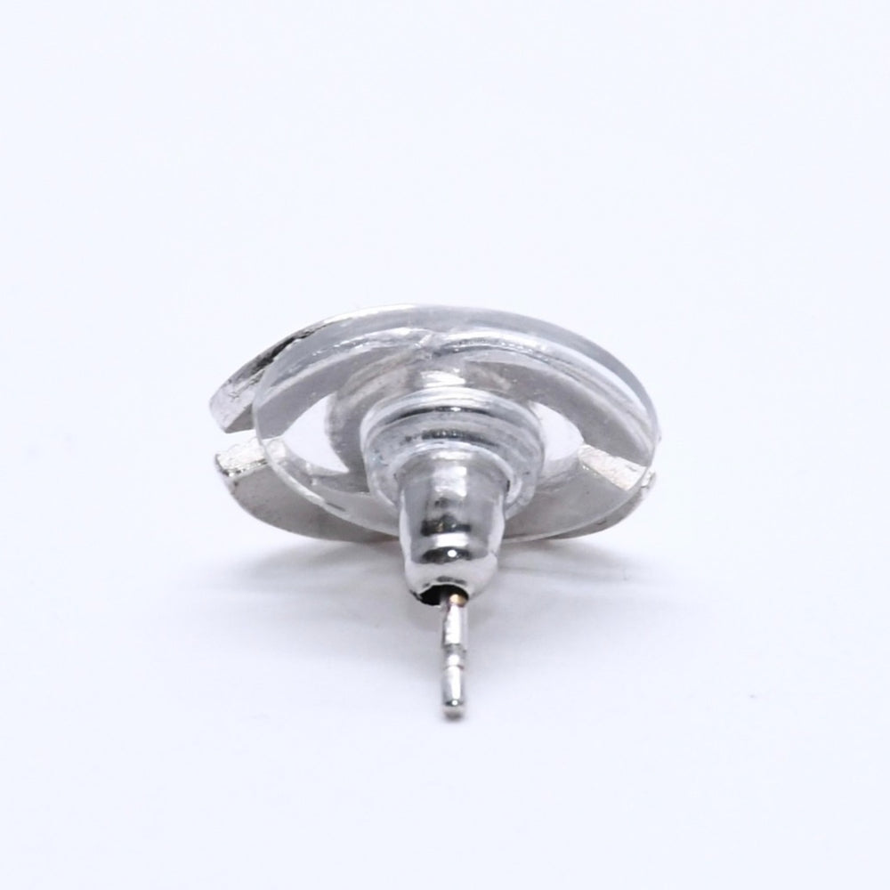 CHANEL Cocomark earrings accessories Weight approx. 2.20g 00A stamp Metal Silver For both ears Good condition Used 4a003132