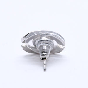 CHANEL Cocomark earrings accessories Weight approx. 2.20g 00A stamp Metal Silver For both ears Good condition Used 4a003132