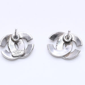 CHANEL Cocomark earrings accessories Weight approx. 2.20g 00A stamp Metal Silver For both ears Good condition Used 4a003132