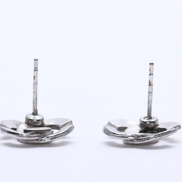CHANEL Cocomark earrings accessories Weight approx. 2.20g 00A stamp Metal Silver For both ears Good condition Used 4a003132