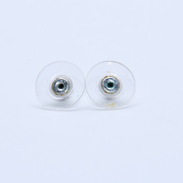CHANEL Cocomark earrings Weight approx. 4.57g 01P stamp Rhinestone Metal Clear Silver For both ears Good used 4a003123