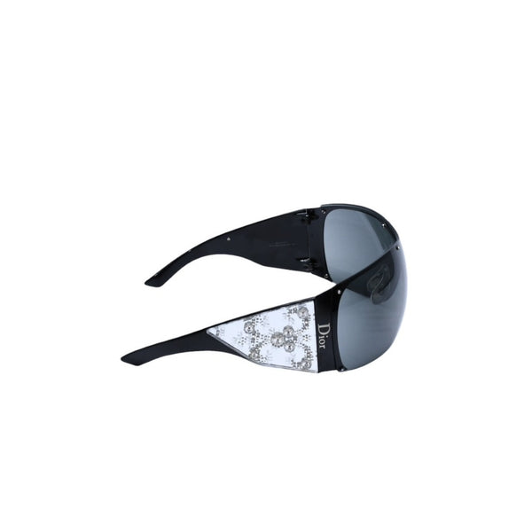 極美品 Christian Dior クリスチャン ディオール 31D95 LIMITED EDITION 限定エディション 5000/3349 Sunglasses サングラス ラインストーン 中古 4a003170