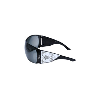 極美品 Christian Dior クリスチャン ディオール 31D95 LIMITED EDITION 限定エディション 5000/3349 Sunglasses サングラス ラインストーン 中古 4a003170
