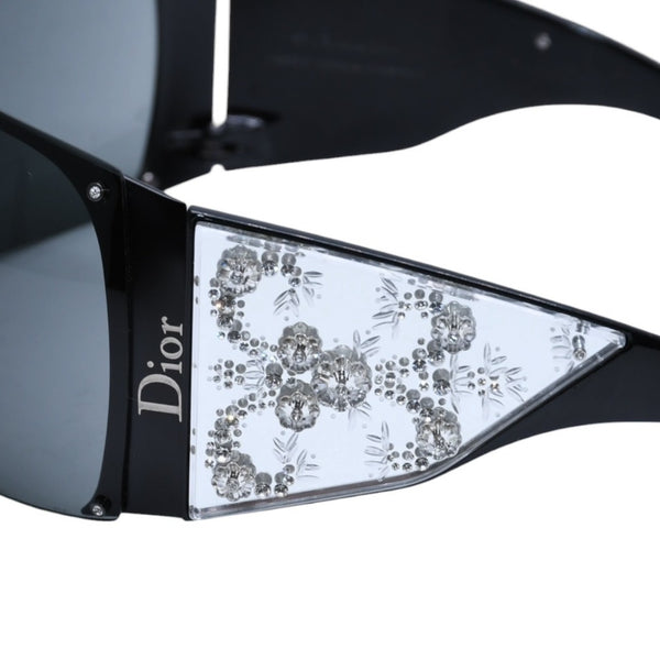 極美品 Christian Dior クリスチャン ディオール 31D95 LIMITED EDITION 限定エディション 5000/3349 Sunglasses サングラス ラインストーン 中古 4a003170