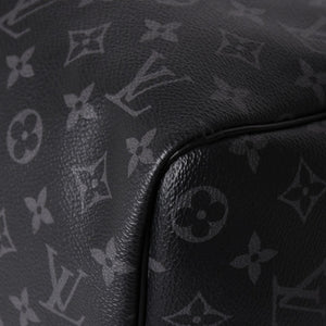 Like new LOUIS VUITTON Keepall Bandouliere 45 Boston bag M40569 Monogram Eclipse Black Used 4a003175