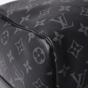 Like new LOUIS VUITTON Keepall Bandouliere 45 Boston bag M40569 Monogram Eclipse Black Used 4a003175