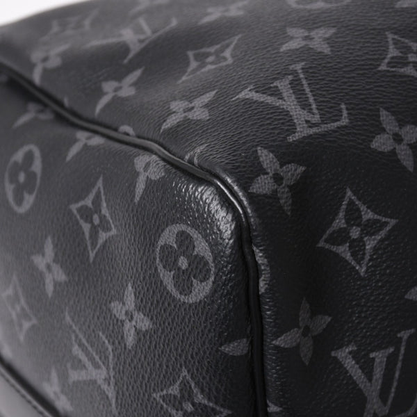 Like new LOUIS VUITTON Keepall Bandouliere 45 Boston bag M40569 Monogram Eclipse Black Used 4a003175