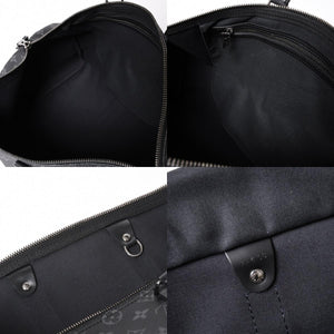 Like new LOUIS VUITTON Keepall Bandouliere 45 Boston bag M40569 Monogram Eclipse Black Used 4a003175
