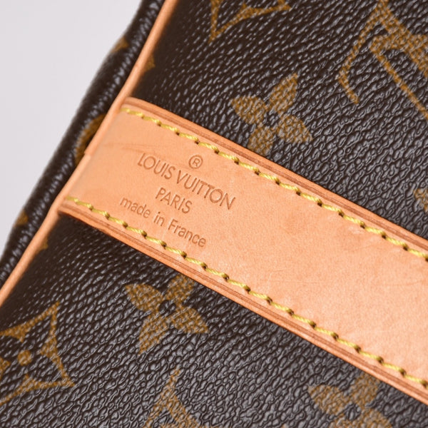 極美品 LOUIS VUITTON ルイヴィトン ボストンバッグ キーポルバンドリエール45 モノグラム M41418 ブラウン ゴールド金具 中古 4a002946