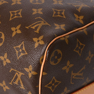 極美品 LOUIS VUITTON ルイヴィトン ボストンバッグ キーポルバンドリエール45 モノグラム M41418 ブラウン ゴールド金具 中古 4a002946