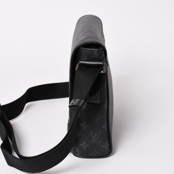 極美品 LOUIS VUITTON ルイヴィトン ディストリクトPM ショルダーバッグ M46255 モノグラムエクリプスキャンバス 中古 4a002878