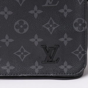 極美品 LOUIS VUITTON ルイヴィトン ディストリクトPM ショルダーバッグ M46255 モノグラムエクリプスキャンバス 中古 4a002878