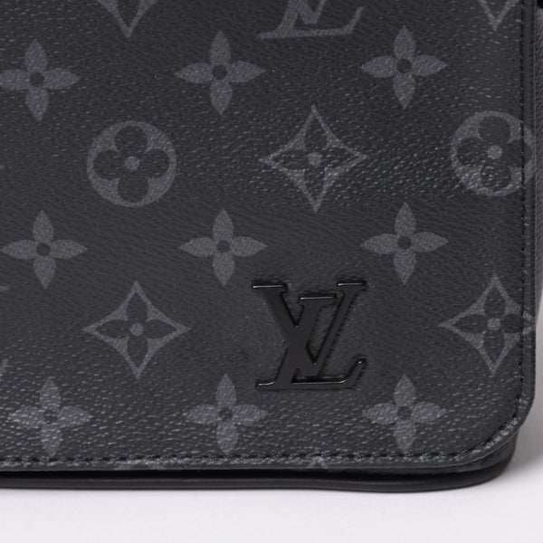 極美品 LOUIS VUITTON ルイヴィトン ディストリクトPM ショルダーバッグ M46255 モノグラムエクリプスキャンバス 中古 4a002878