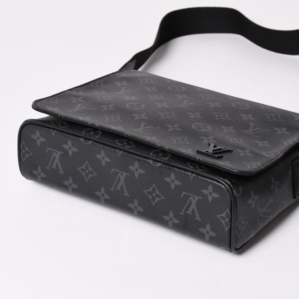 極美品 LOUIS VUITTON ルイヴィトン ディストリクトPM ショルダーバッグ M46255 モノグラムエクリプスキャンバス 中古 4a002878