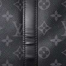 画像をギャラリービューアに読み込む, 新品同様 LOUIS VUITTON ルイヴィトン キーポル バンドリエール45 ボストンバッグ M40569 モノグラム エクリプス ブラック 中古 4a003175