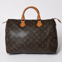 画像をギャラリービューアに読み込む, LOUIS VUITTON ルイヴィトン モノグラムスピーディ 35 M41524 ボストンバッグ ブラウン ゴールド金具 美品 中古 4a003177