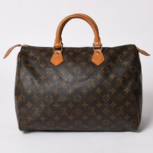 画像をギャラリービューアに読み込む, LOUIS VUITTON ルイヴィトン モノグラムスピーディ 35 M41524 ボストンバッグ ブラウン ゴールド金具 美品 中古 4a003177
