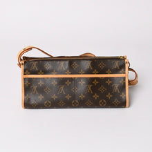 画像をギャラリービューアに読み込む, 極美品 LOUIS VUITTON ルイヴィトン ポパンクール ロン ショルダーバッグ M40008 モノグラム ブラウン レザー PVC ゴールド金具 中古 4a003178