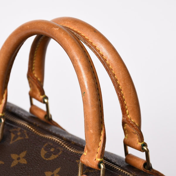 LOUIS VUITTON ルイヴィトン モノグラムスピーディ 35 M41524 ボストンバッグ ブラウン ゴールド金具 美品 中古 4a003177