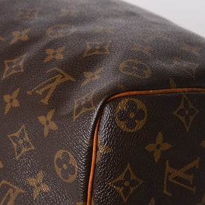 LOUIS VUITTON ルイヴィトン モノグラムスピーディ 35 M41524 ボストンバッグ ブラウン ゴールド金具 美品 中古 4a003177
