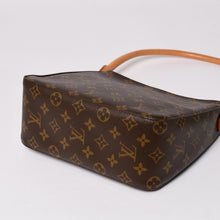 画像をギャラリービューアに読み込む, 極美品 LOUIS VUITTON ルイヴィトン ルーピングMM ワンショルダーバッグ M51146 モノグラム PVC レザー ブラウン ゴールド金具 中古 4a003181