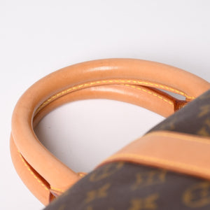 極美品 LOUIS VUITTON ルイヴィトン ボストンバッグ キーポルバンドリエール45 モノグラム M41418 ブラウン ゴールド金具 中古 4a003187