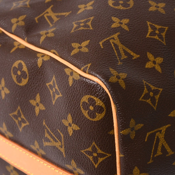 極美品 LOUIS VUITTON ルイヴィトン ボストンバッグ キーポルバンドリエール45 モノグラム M41418 ブラウン ゴールド金具 中古 4a003187