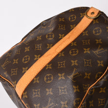 Load image into Gallery viewer, LOUIS VUITTON ルイヴィトン モノグラム キーポルバンドリエール55 2WAY ボストンバック M41414 ブラウン キャンバス 美品 中古 4a002948