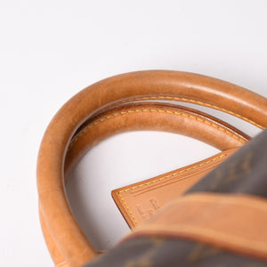 LOUIS VUITTON ルイヴィトン モノグラム キーポルバンドリエール55 2WAY ボストンバック M41414 ブラウン キャンバス 美品 中古 4a002948