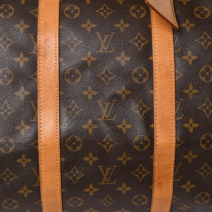 LOUIS VUITTON ルイヴィトン モノグラム キーポルバンドリエール55 2WAY ボストンバック M41414 ブラウン キャンバス 美品 中古 4a002948