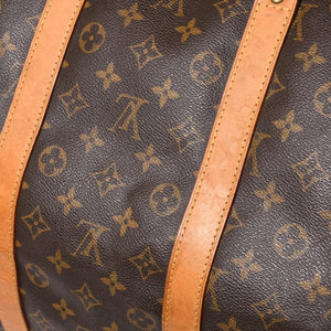 LOUIS VUITTON ルイヴィトン モノグラム キーポルバンドリエール55 2WAY ボストンバック M41414 ブラウン キャンバス 美品 中古 4a002948