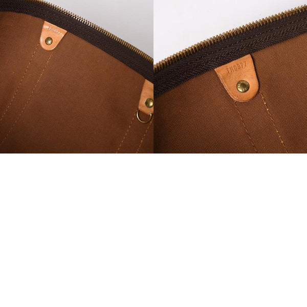 LOUIS VUITTON ルイヴィトン モノグラム キーポルバンドリエール55 2WAY ボストンバック M41414 ブラウン キャンバス 美品 中古 4a002948