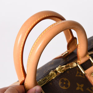 極美品 LOUIS VUITTON ルイヴィトン ボストンバッグ キーポルバンドリエール45 モノグラム M41418 ブラウン ゴールド金具 中古 4a003187