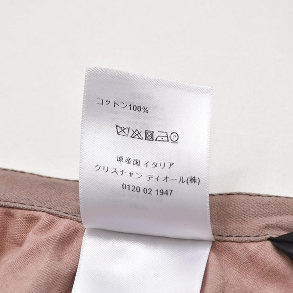 極美品 Christian Dior クリスチャンディオール Tie&Dior タイダイ染めデニムプリーツスカート 絞り染め 淡いピンク 34サイズ 022J04A3158 中古 4a003195