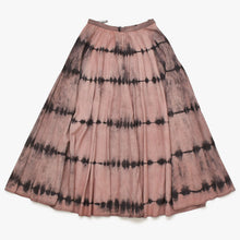 画像をギャラリービューアに読み込む, 極美品 Christian Dior クリスチャンディオール Tie&amp;Dior タイダイ染めデニムプリーツスカート 絞り染め 淡いピンク 34サイズ 022J04A3158 中古 4a003195