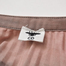 画像をギャラリービューアに読み込む, 極美品 Christian Dior クリスチャンディオール Tie&amp;Dior タイダイ染めデニムプリーツスカート 絞り染め 淡いピンク 34サイズ 022J04A3158 中古 4a003195