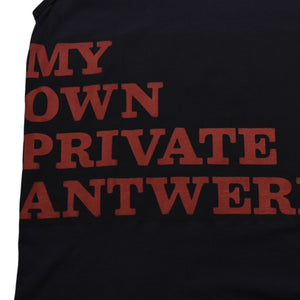 極美品 RAF SIMONS ラフシモンズ ノースリーブカットソー 20SS ネイビー レッド 201-146B コットン100% 中古 4a003164