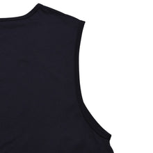 画像をギャラリービューアに読み込む, 極美品 RAF SIMONS ラフシモンズ ノースリーブカットソー 20SS ネイビー レッド 201-146B コットン100% 中古 4a003164