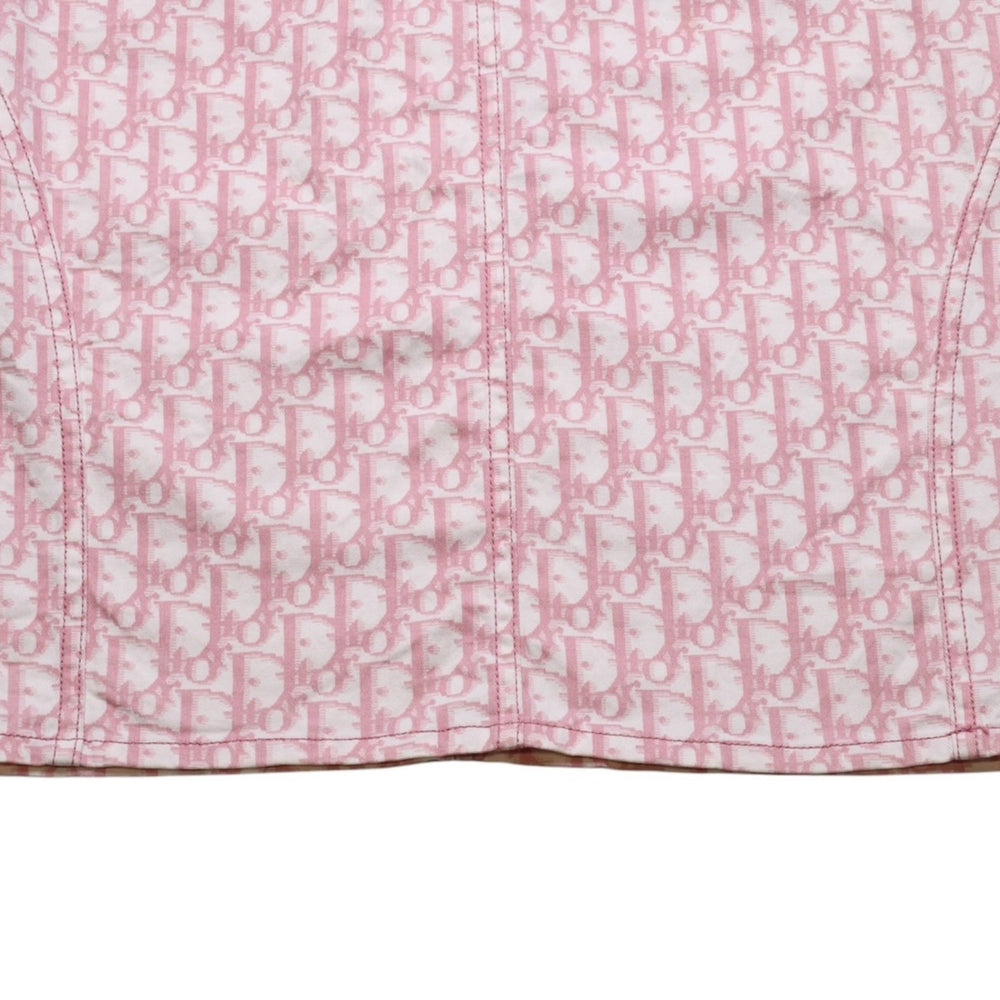 Very Good Condition Christian Dior Light Stone Mini Skirt Pink 4P12033501 Used 4a003168