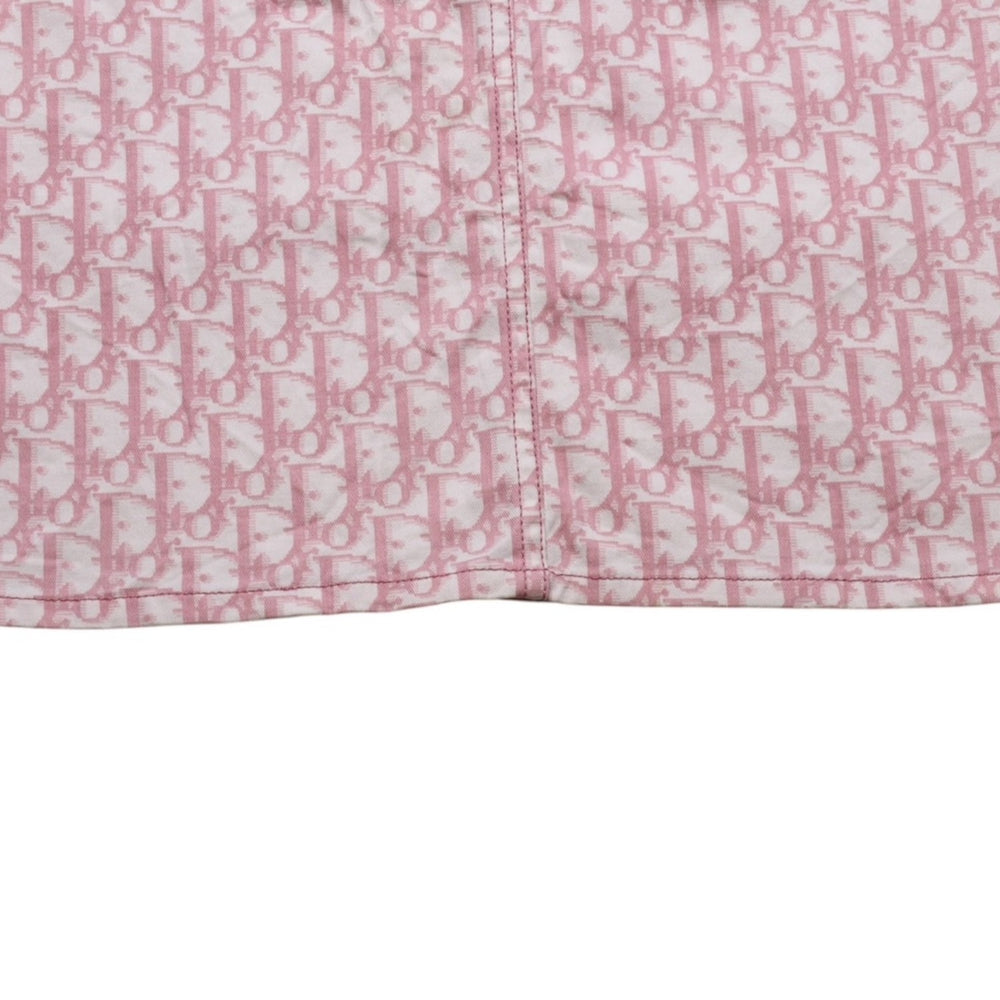 極美品 Christian Dior クリスチャンディオール ライトストーン ミニスカート ピンク 4P12033501 中古 4a003168
