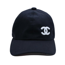 画像をギャラリービューアに読み込む, 新品未使用 CHANEL シャネル ベースボールキャップ AA9698 フリーサイズ ココマーク ブラック コットン 総柄 中古 4a002901