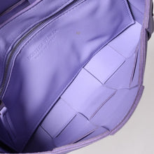 画像をギャラリービューアに読み込む, 極美品 BOTTEGA VENETA ボッテガヴェネタ カセット ショルダーバッグ イントレチャート レザー パープル 649601 中古 4a003219