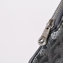画像をギャラリービューアに読み込む, 新品同様 GOYARD ゴヤール 折りたたみクラッチバッグ サンマリー MM ヘリンボーン柄 グレー 中古 4a003226