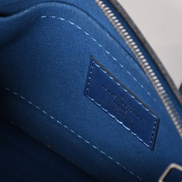 LOUIS VUITTON ルイヴィトン トートバッグ M40958 ネヴァーフルPM エピ ブルー シルバー金具 美品 中古 4a002105