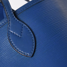 画像をギャラリービューアに読み込む, LOUIS VUITTON ルイヴィトン トートバッグ M40958 ネヴァーフルPM エピ ブルー シルバー金具 美品 中古 4a002105