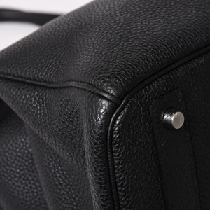 極美品 HERMES エルメス バーキン40 ブラック トゴ 40cm C刻印 シルバー金具 ハンドバッグ 中古 4a003229