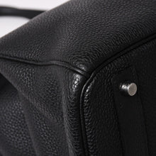 画像をギャラリービューアに読み込む, 極美品 HERMES エルメス バーキン40 ブラック トゴ 40cm C刻印 シルバー金具 ハンドバッグ 中古 4a003229